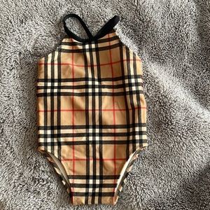 Burberry baby swimsuit